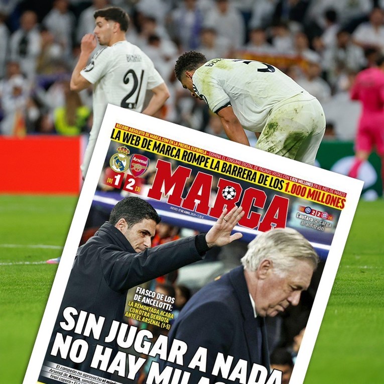 Pogledajte naslovnicu Marce nakon ispadanja Reala iz Lige prvaka