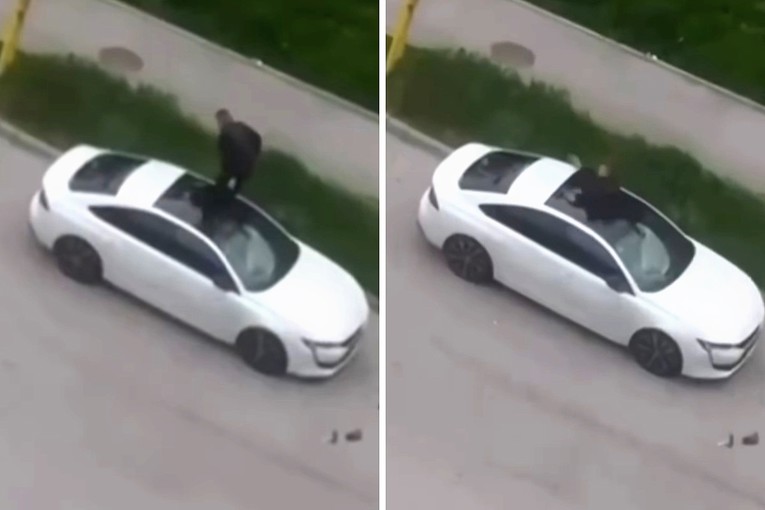 VIDEO U Tuzli razbijao auto pa propao kroz krov