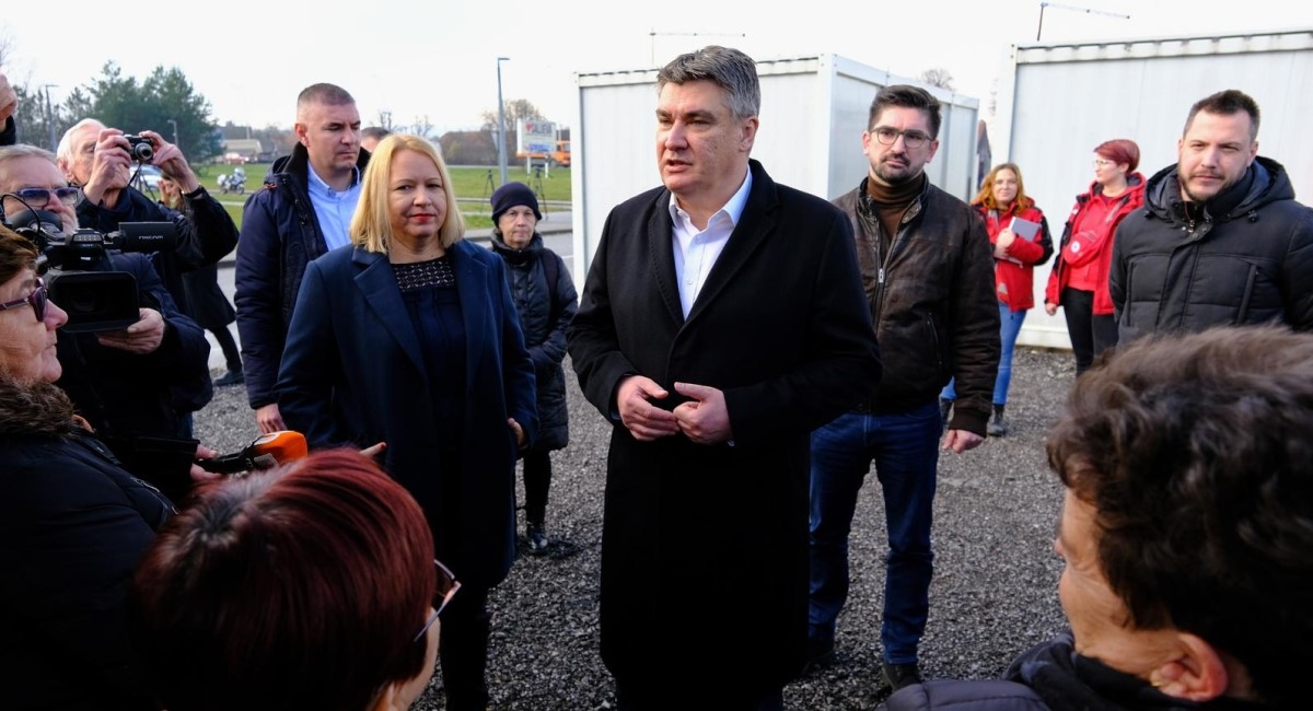 Milanović u kontejnerskom naselju: Želim da vam godina bude uspješnija od prethodnih