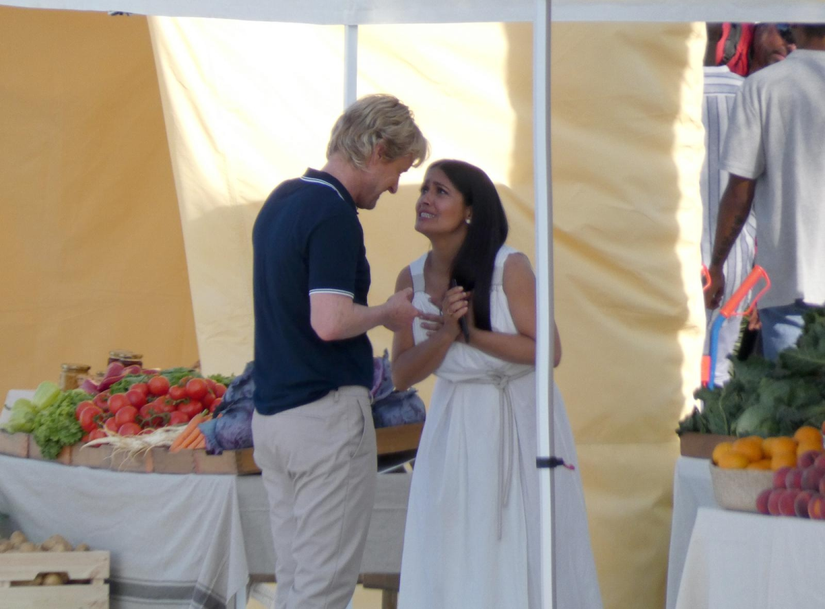 Salma Hayek i Owen Wilson u ranu zoru privlačili poglede na splitskoj Rivi