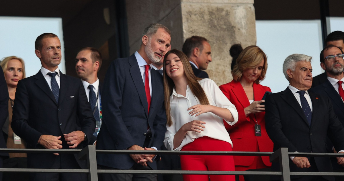 Mlađa kći španjolskog kralja privukla pažnju na finalu Eura. Evo tko je ona