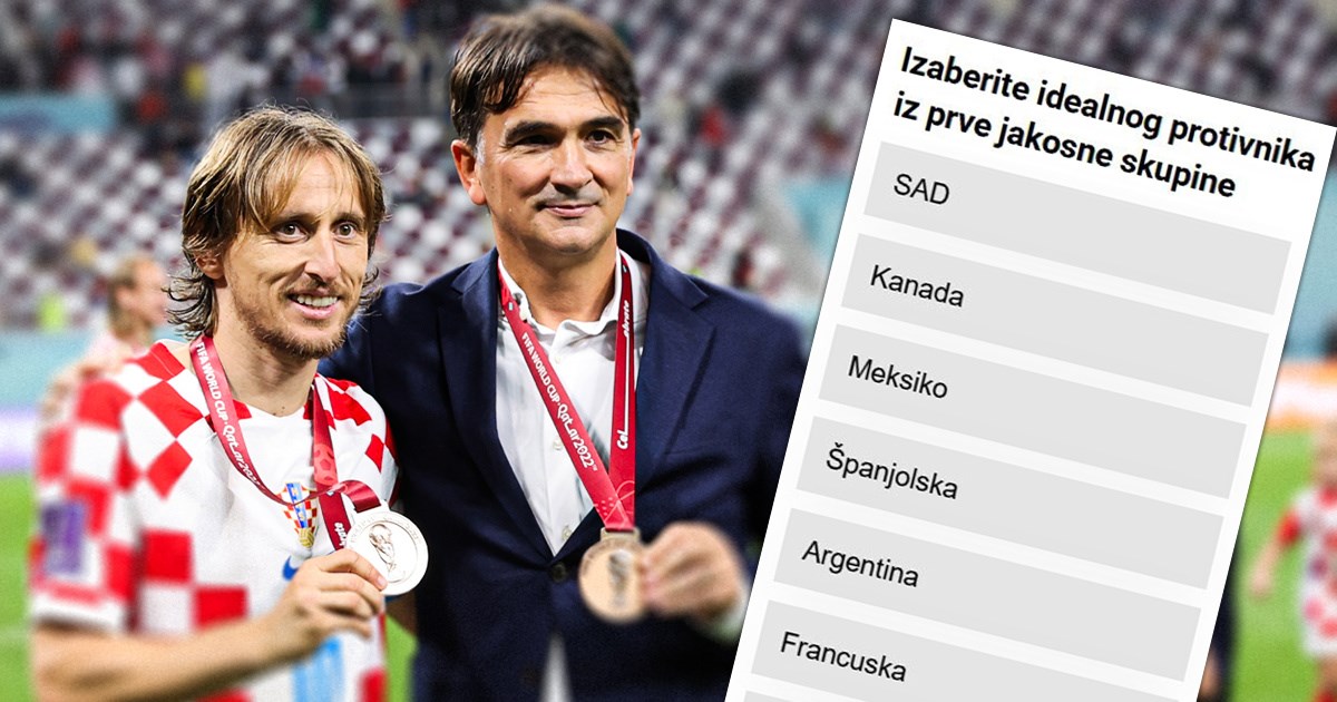 ANKETA Izaberite idealnu skupinu za Hrvatsku na Svjetskom prvenstvu