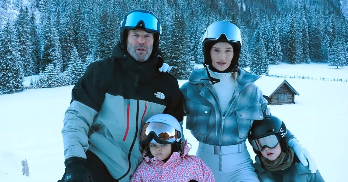 Jason Statham s obitelji na skijanju u Tirolu, odsjeli su u luksuznom hotelu