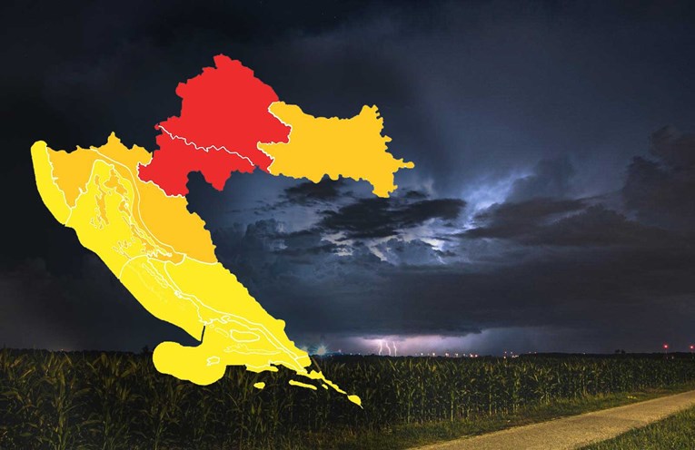 Izdana upozorenja za cijelu Hrvatsku, bit će oluja, tuče i bujičnih poplava