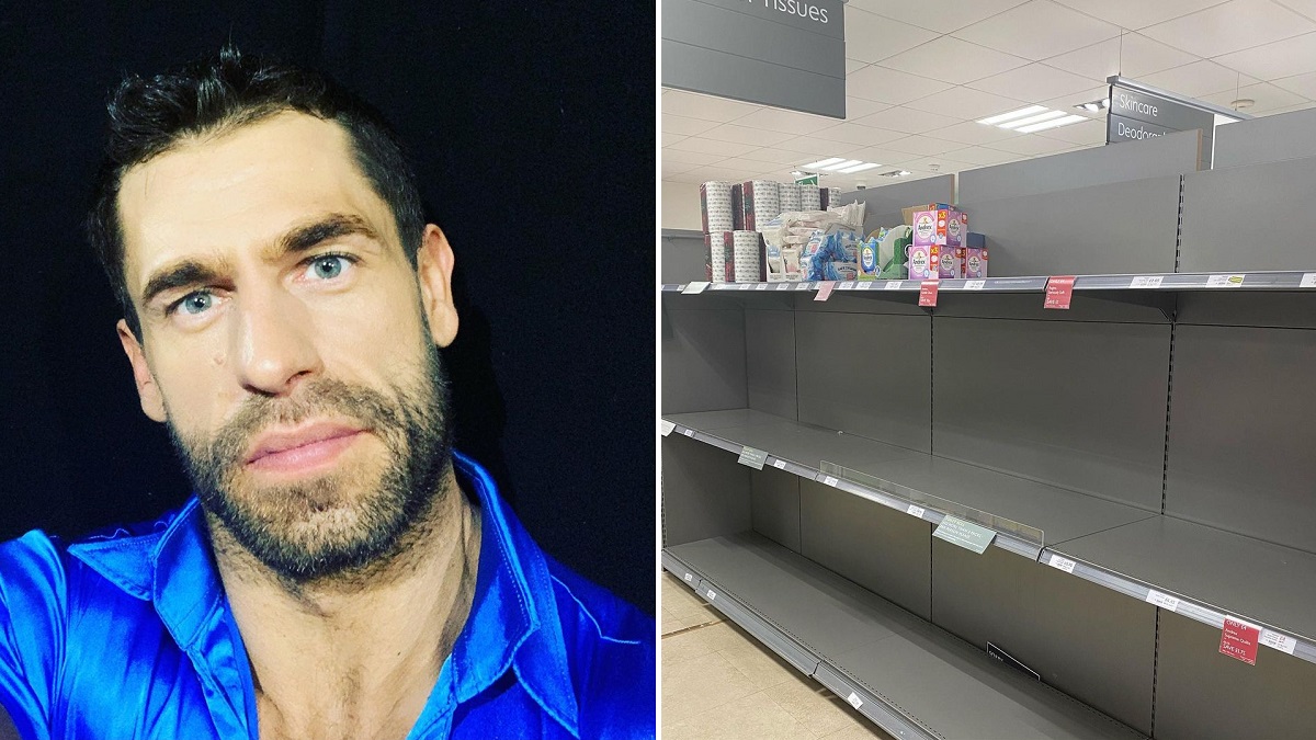 Preplašio ih lockdown: Glumac snimio što su paničari opet napravili u supermarketima