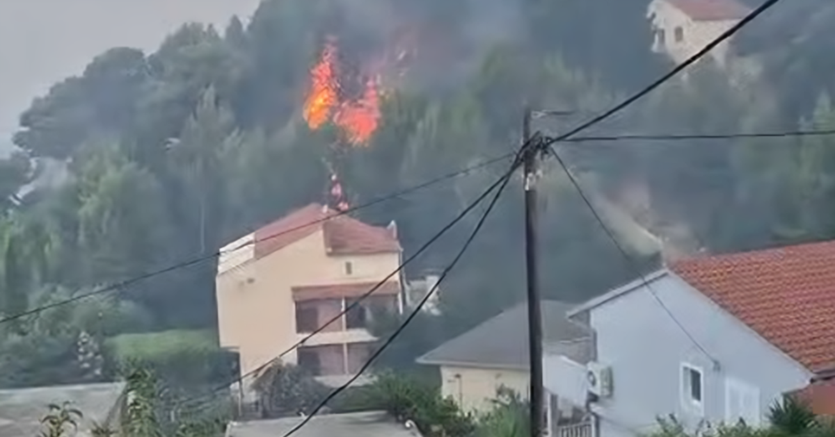 VIDEO Puljak objavila snimku požara: "Materina kuća točno ispod buktinje"