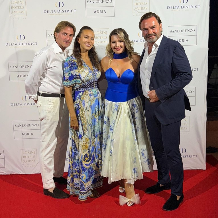 Iva Majoli u rijetkom izlasku sa suprugom, bili su na eventu Snježane Mehun u Lošinju