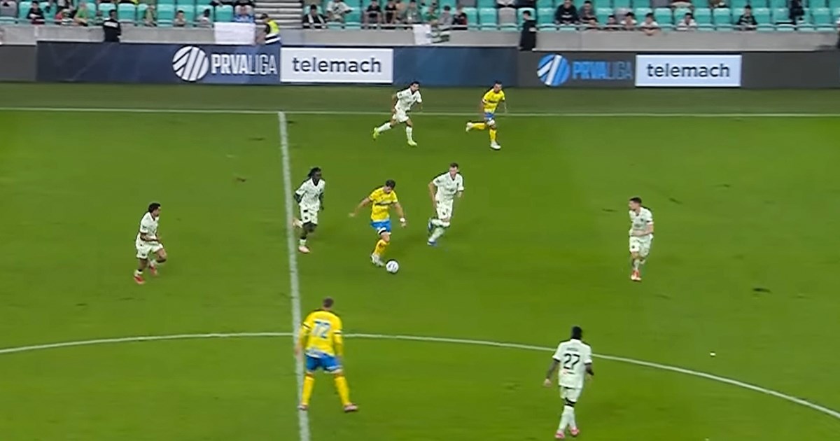 Pogledajte spektakularan gol Hrvata s centra u preokretu njegove ekipe u Sloveniji