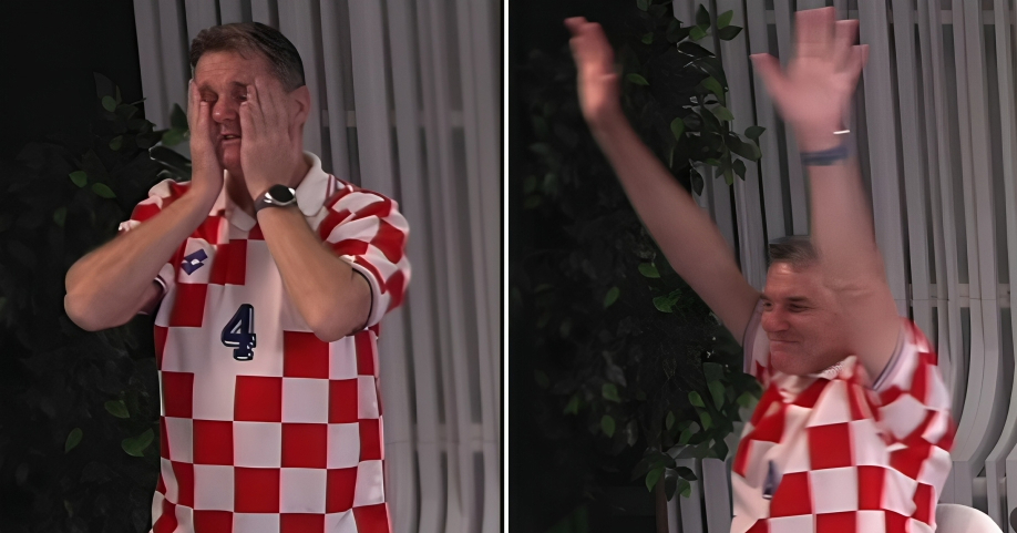 Pogledajte kako je Samir Toplak u studiju proživljavao utakmicu Hrvatske