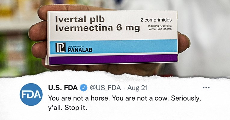 Idioti u SAD-u koriste lijek za životinje protiv covida. FDA: Niste konji, prestanite