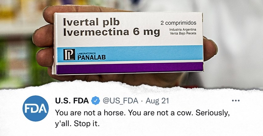 Američka agencija: Ne koristite veterinarske lijekove protiv covida, niste konji