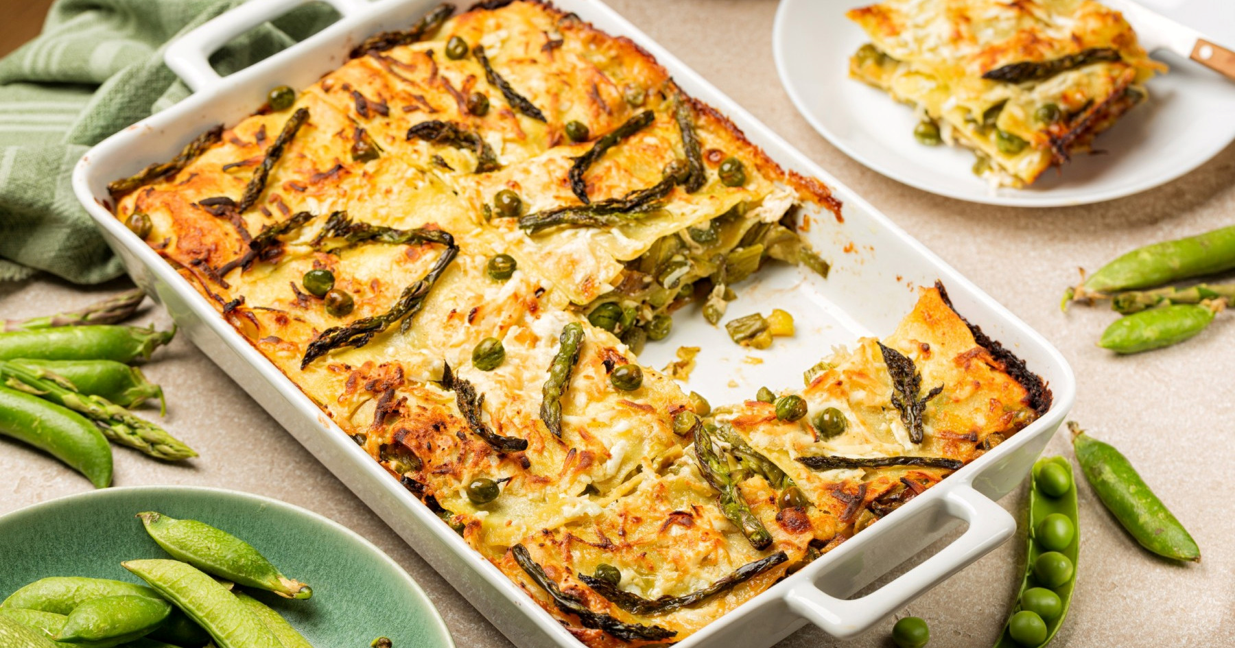 Proljetne lazanje sa šparogama i graškom, recept koji ćete obožavati