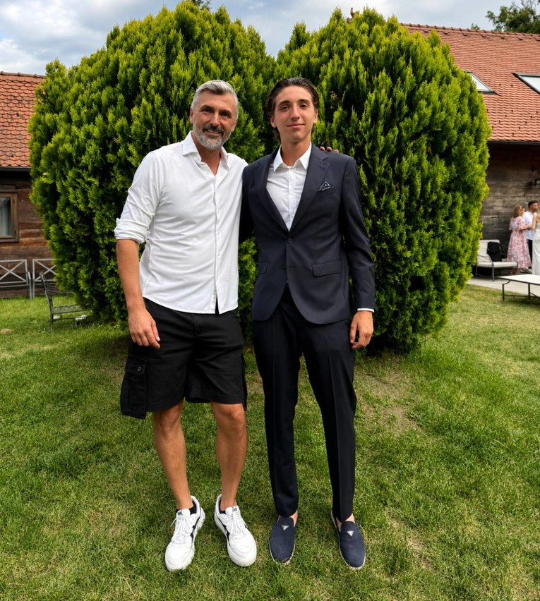 Goran Ivanišević podijelio fotografiju sa sinom Emanuelom: "Maturant"