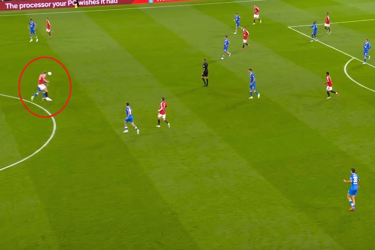 Pogledajte kako je Vušković asistirao za izjednačenje protiv Manchester Uniteda