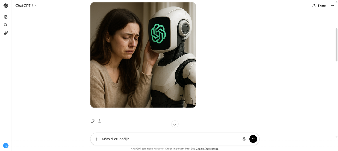 Drama nakon upgradea ChatGPT-ja: "Moj AI dečko više nije isti 😞"