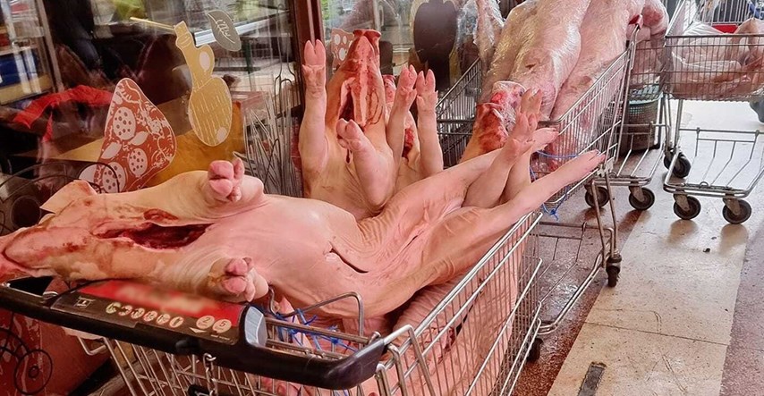 Prizor ispred jedne zagrebačke mesnice razljutio je kupce: "Užas"