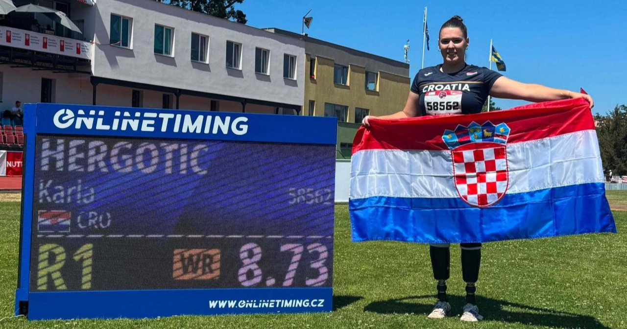 Karla Hergotić postavila je svjetski rekord u bacanju diska