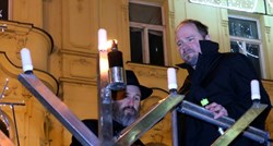 Tomaševićev zamjenik i rabin upalili svijeću na glavnom zagrebačkom trgu