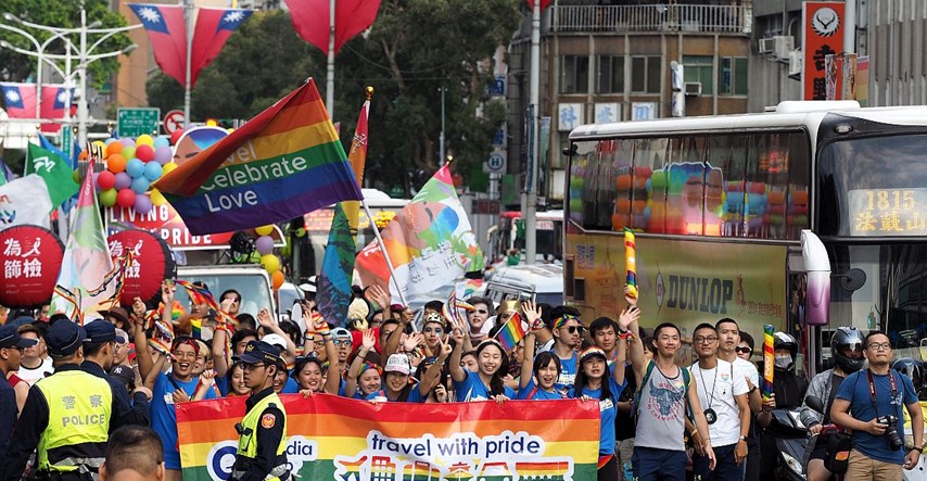Veliki pride u Tajvanu: 100.000 ljudi slavilo legalizaciju istospolnih brakova