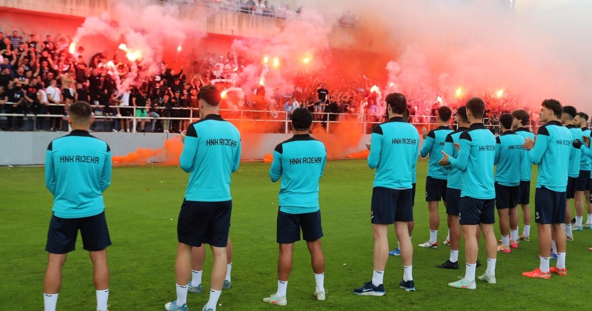 Čak 3500 navijača Rijeke došlo na trening ekipe pred utakmicu za titulu
