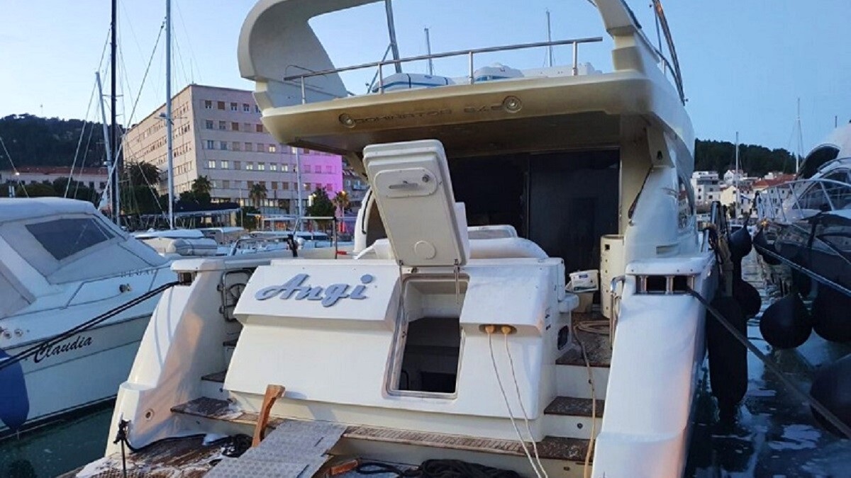 Tehnički kvar izazvao požar na jahti njemačkog vlasnika u splitskoj marini