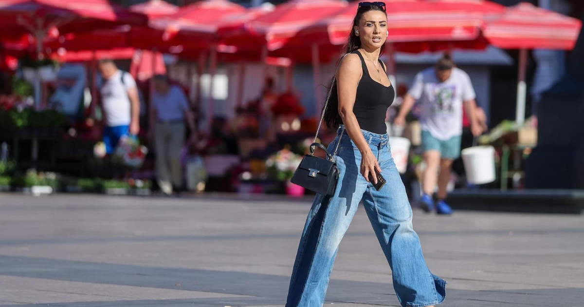 Održala je modnu lekciju u centru Zagreba, a za to su joj trebala samo četiri komada