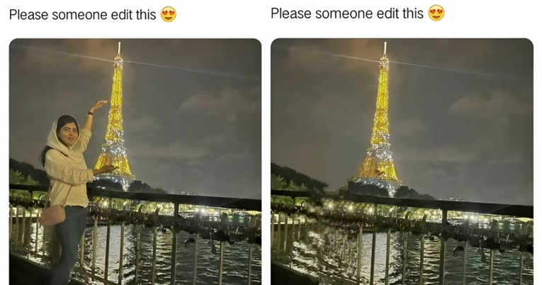 Turistkinja pitala ljude na internetu da joj urede fotku. Rezultati su hit