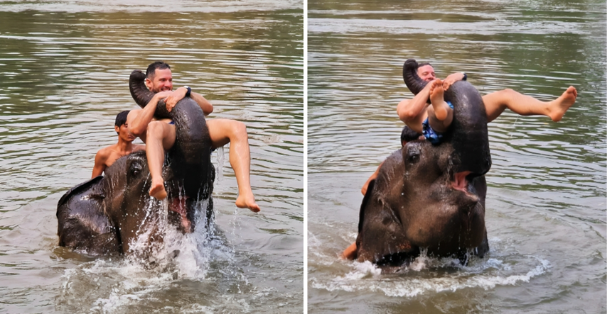 Prijatelji životinja napali Borisa Rogoznicu: Jahao je slona i potezao ga za surlu