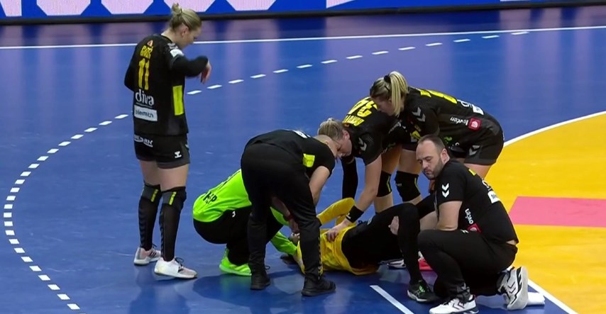 VIDEO Teška ozljeda Hrvatice koja igra za Crnu Goru. Uz krikove je iznijeli s terena