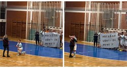 VIDEO Nogometaš iz Vinkovaca nakon utakmice iznenadio djevojku, pogledajte prizor