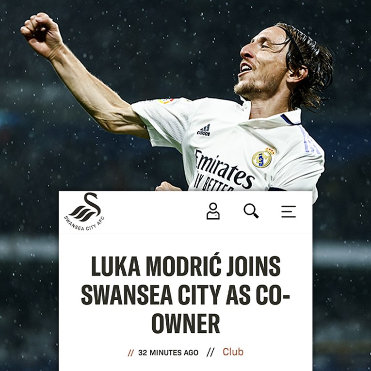 Swansea predstavio Modrića kao suvlasnika