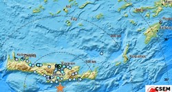 Dva jaka potresa magnitude iznad 5 po Richteru kod Krete