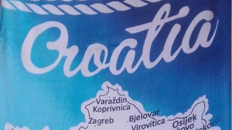 "Kad Kinezi proizvode": Ovako ludu kartu Hrvatske dosad niste vidjeli