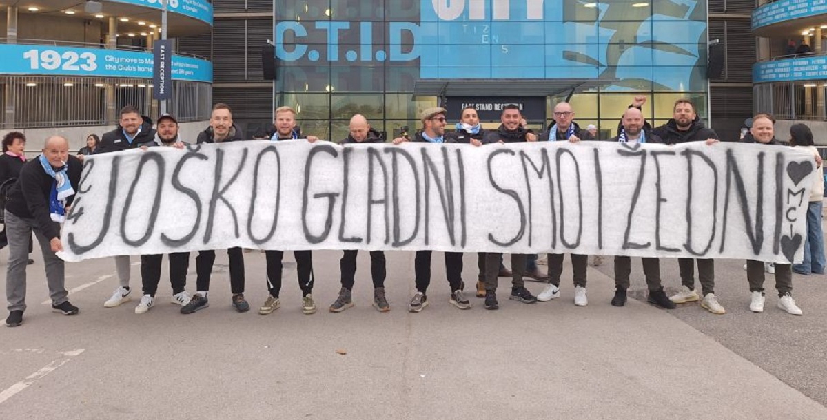 Transparent Splićana u Manchesteru za Gvardiola: "Joško, gladni smo i žedni"