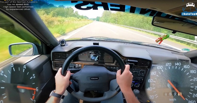 VIDEO Četvrt stoljeća stari Volvo i danas vozi 280 km/h