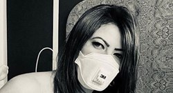 Manekenka u Italiji pozirala gola samo s maskom na licu: "Stop panici"