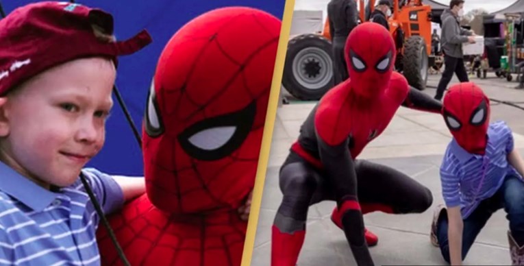 Dječak koji je spasio sestricu od napada psa proveo dan na setu Spider-Mana