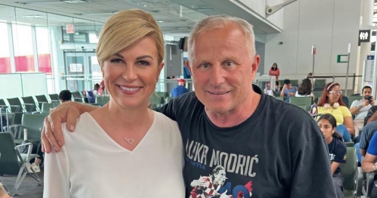 Kolinda srela oca Luke Modrića na aerodromu: "Stipe, kapa do poda Vama i obitelji"