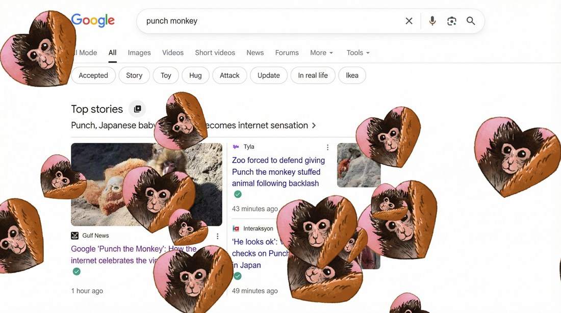 Jeste li skužili što se dogodi ako u Google ukucate "Punch the monkey"?
