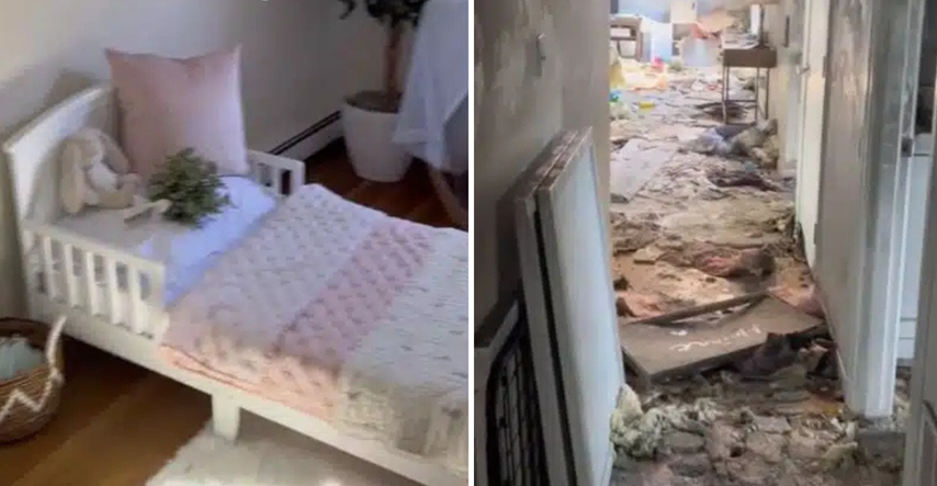 Soba djevojčice ostala je netaknuta požarom kuće zbog zatvorenih vrata sobe