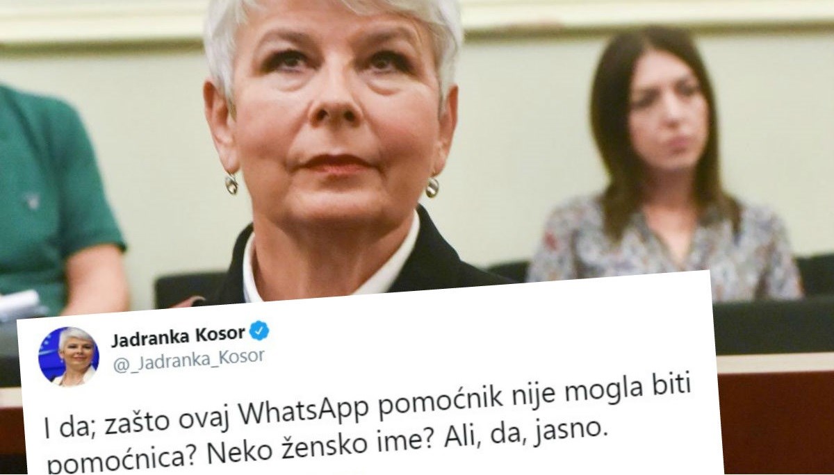 Kosor pitala zašto se korona-asistent zove Andrija pa se posvađala sa stranicom vlade