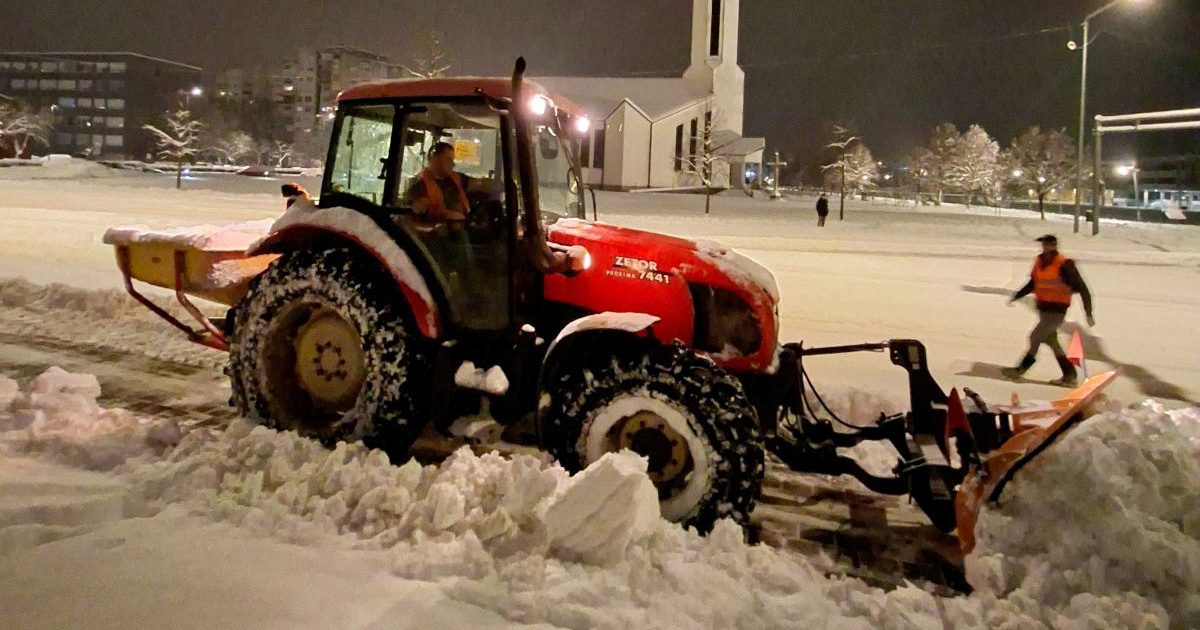 Grad Karlovac: Sve ekipe Zimske službe ostaju na terenu, pazite na poledicu