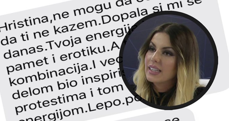 "Dopala si mi se": Voditeljica objavila SMS-ove koje joj je navodno slao Lečić