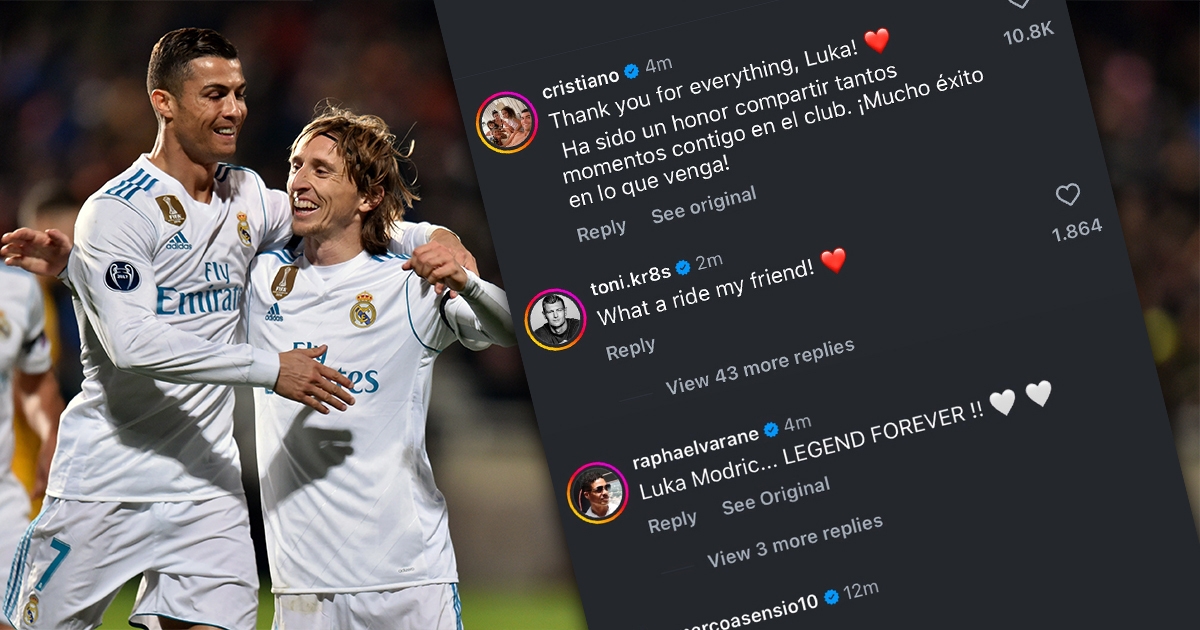 Pogledajte reakcije na Modrićev odlazak iz Reala. Javili mu se Ronaldo, Benzema...