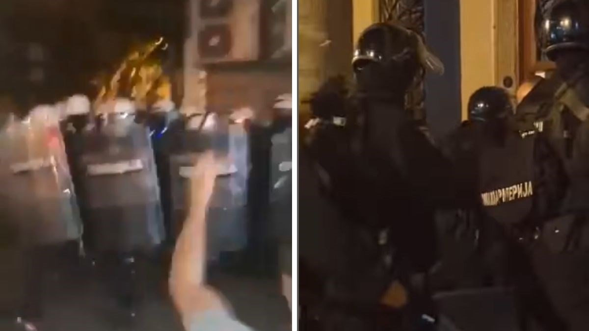 VIDEO Žestoki obračuni specijalaca s prosvjednicima u Beogradu. Javili se UN i Vučić