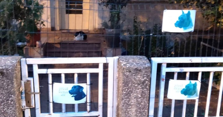 Tri oznake za psa čuvara u dalmatinskom dvorištu nasmijale Fejs: Tko ovdje čuva kuću?