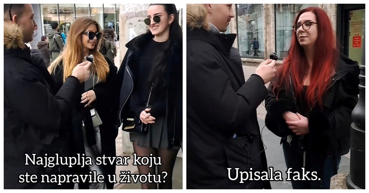 Najgluplja stvar koju ste napravili u životu? "Išla na after u Bosnu"