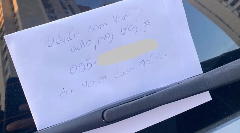 Potez vozačice iz Splita oduševio Facebook: "Udarila sam vam auto..."