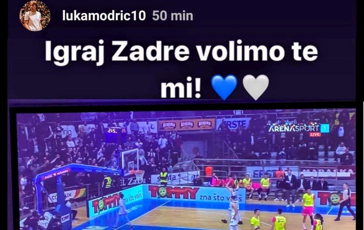 Zadar pobijedio, Modrić oduševljen: "Igraj, Zadre, volimo te mi!"