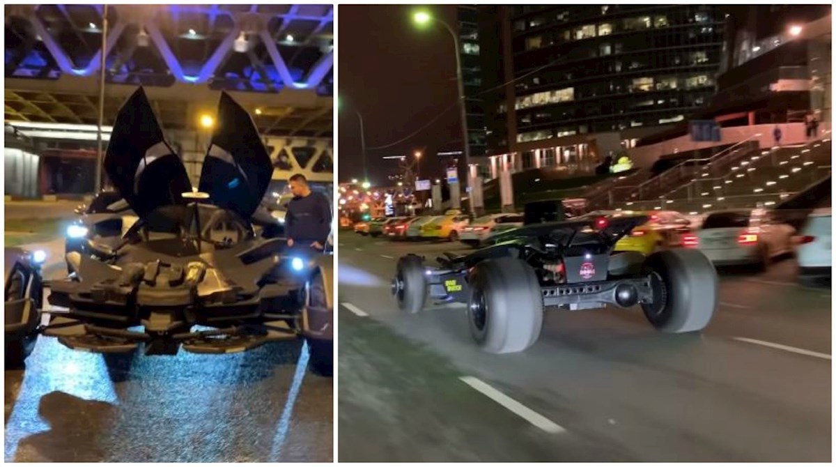 Moskovska policija protjerala Batmobile: Prevelik je i ne prolazi na tehničkom